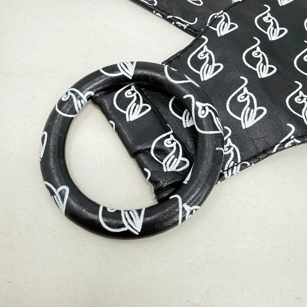 Baby Phat Logo Sash Belt Vintage Y2K Black Wide‎ Band